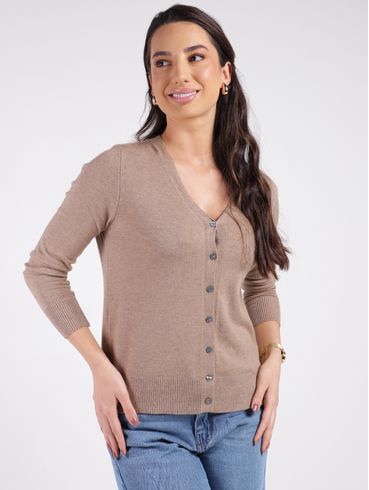 Cardigan Feminino BEGE