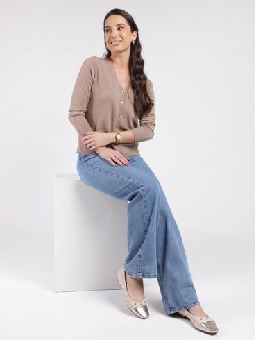 Cardigan Feminino BEGE
