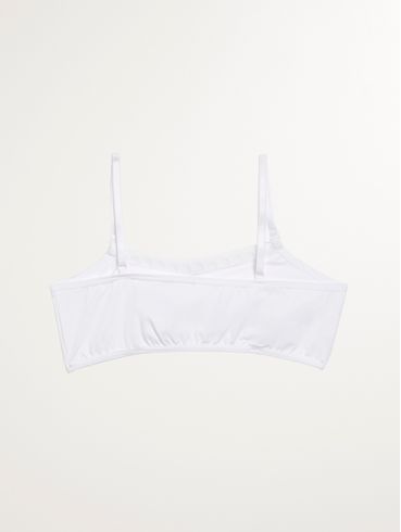 Sutiã Sem Bojo Infantil Para Menina - BRANCO