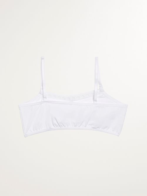 Sutiã Sem Bojo Infantil Para Menina - BRANCO