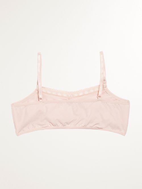 Sutiã Sem Bojo Infantil Para Menina - ROSA CLARO