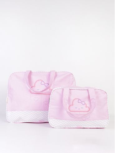 Kit Bolsas Maternidade Infantil Para Bebê - ROSA