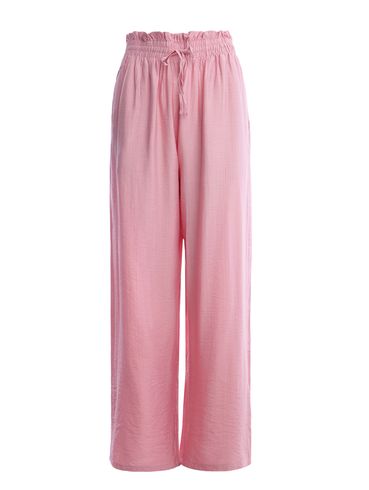 Calça Malha Pantalona Feminina ROSA