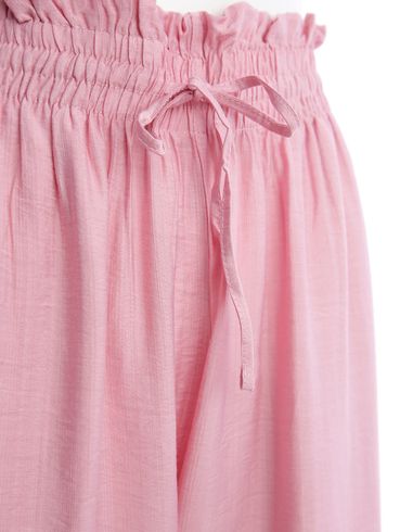 Calça Malha Pantalona Feminina ROSA