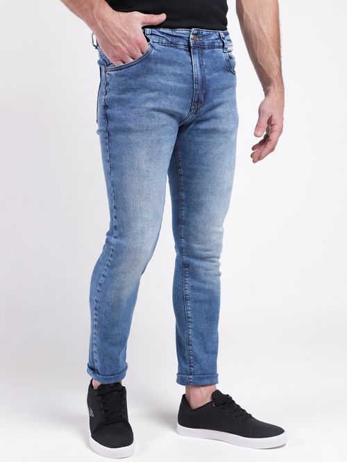Calça Jeans Slim Masculina AZUL