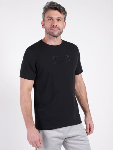 Camiseta Manga Curta Masculina PRETO