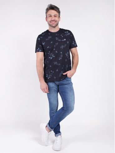 Camiseta Manga Curta Masculina MARINHO