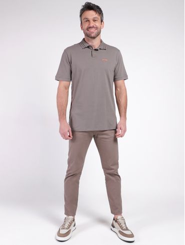 Polo Manga Curta Elétron Masculina CHUMBO