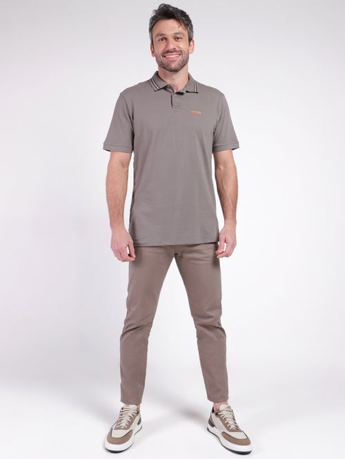Polo Manga Curta Elétron Masculina CHUMBO