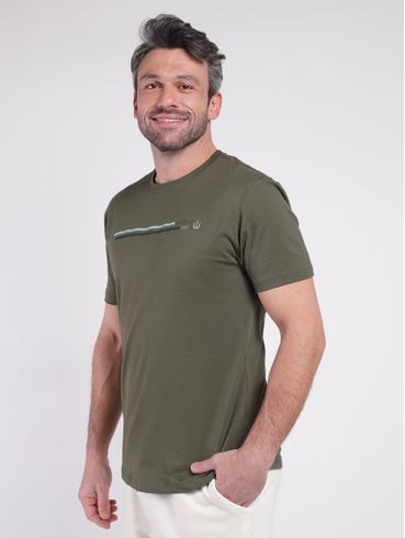 Camiseta Manga Curta Masculina VERDE