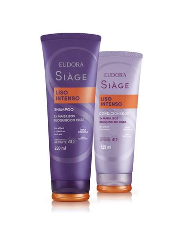 Kit Shampoo + Condicionador Liso Intenso Eudora UNICO