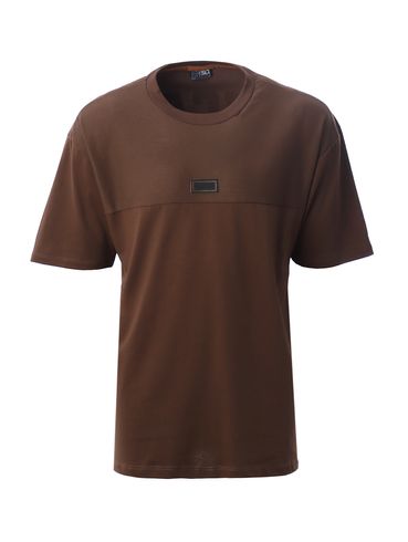 Camiseta Manga Curta Masculina MARROM