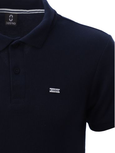 Polo Manga Curta Masculina MARINHO