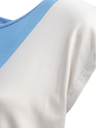 Blusa Manga Curta Feminina AZUL