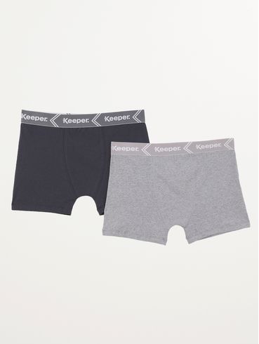 Kit com 02 Cuecas Boxer Masculinas CHUMBO/MESCLA