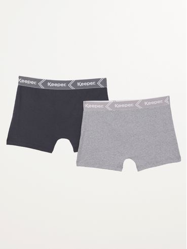 Kit com 02 Cuecas Boxer Masculinas CHUMBO/MESCLA