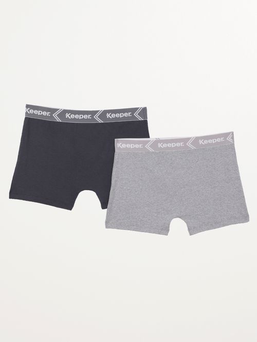 Kit com 02 Cuecas Boxer Masculinas CHUMBO/MESCLA