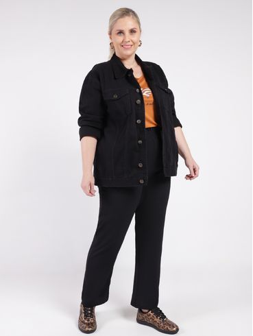 Blusa Manga Curta Plus Size Feminina MARROM