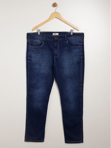 Calça Jeans Plus Size Masculina AZUL
