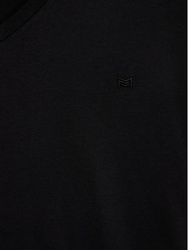 Camiseta Manga Curta Básica Plus Size Masculina PRETO