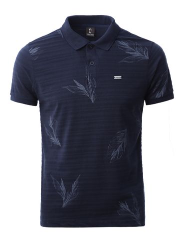 Polo Manga Curta Masculina MARINHO