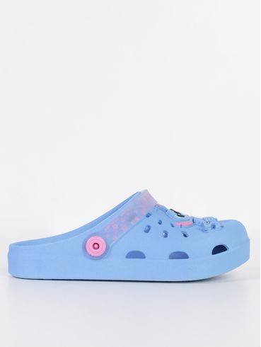Babuche Stitch Grendene Infantil Para Menina - AZUL/ROSA