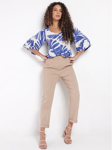 Blusa Manga 3/4 Autentique Feminino AZUL