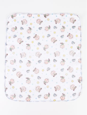 Babete Infantil Para Bebê - AZUL