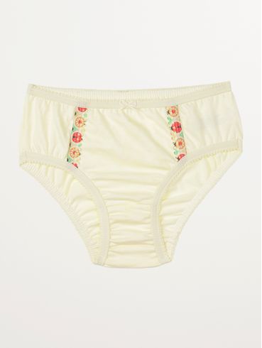 Calcinha Infantil Para Menina - AMARELO