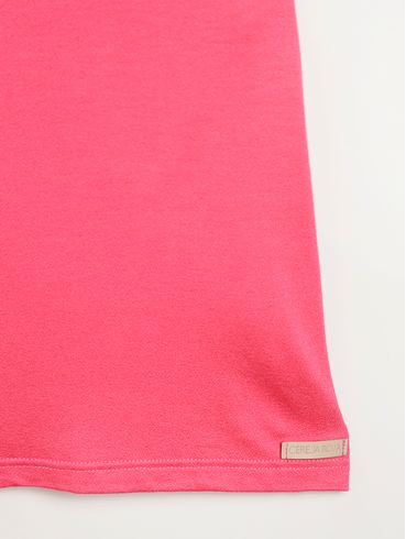 Blusa Manga Curta Plus Size Feminina ROSA