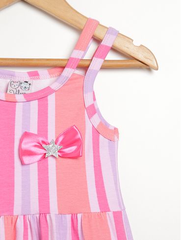 Vestido Infantil Para Menina - ROSA