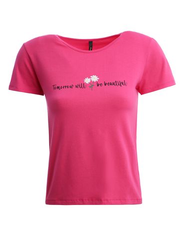 Blusa Manga Curta Feminina PINK