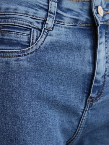 Calça Jeans Skinny Push Up Sawary Feminina AZUL