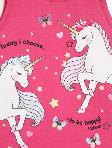 Blusa Regata Infantil Para Menina - PINK