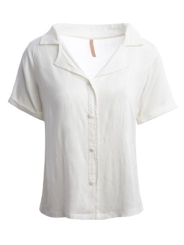 Camisa Manga Curta Feminina OFF WHITE