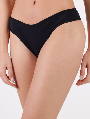 Kit 02 Calcinhas Tangas Feminina PRETO/BRANCO