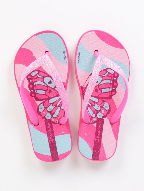 Chinelo Ipanema Juvenil Para Menina - PINK/ROSA