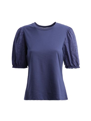 Blusa Manga Curta Feminina AZUL