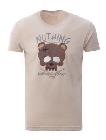 Camiseta Manga Curta Masculina AREIA