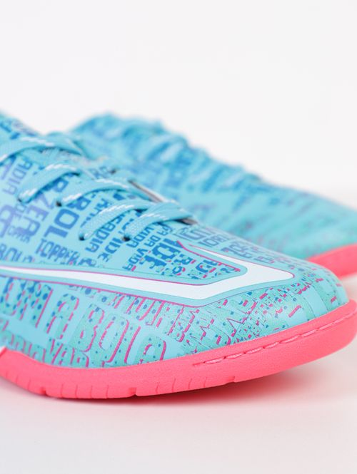 Tênis Futsal Topper Juvenil Para Menino - AZUL/PINK/BRANCO