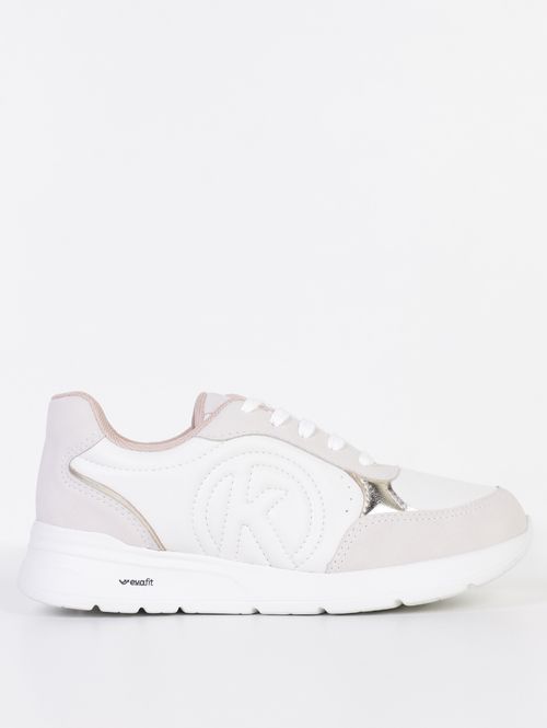 Tênis Jogging Kolosh Feminino BEGE/OFF WHITE