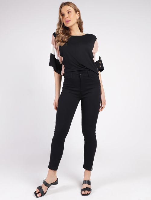 Calça Skinny Push Up Feminino PRETO