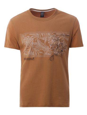 Camiseta Manga Curta Masculina CARAMELO