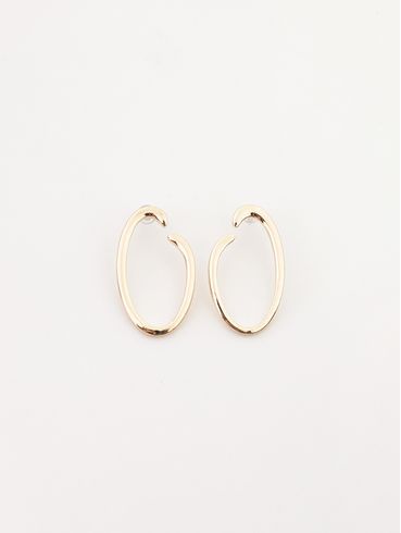 Brinco Oval DOURADO