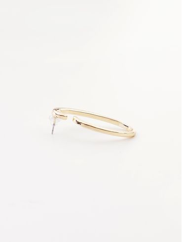 Brinco Oval DOURADO