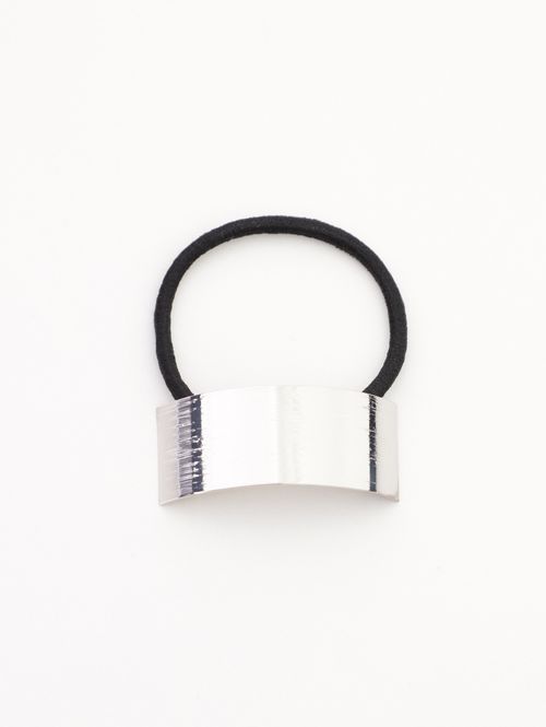 Elástico Para Cabelo Pony Cuff Form Retangular PRATA