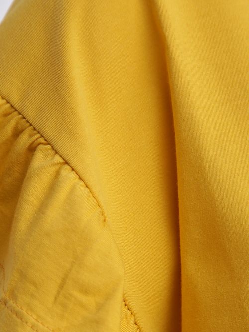 Blusa Manga Curta Feminina OCRE