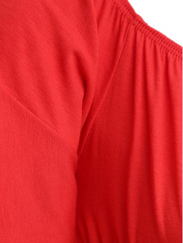 Blusa Ciganinha Manga Curta Feminina VERMELHO