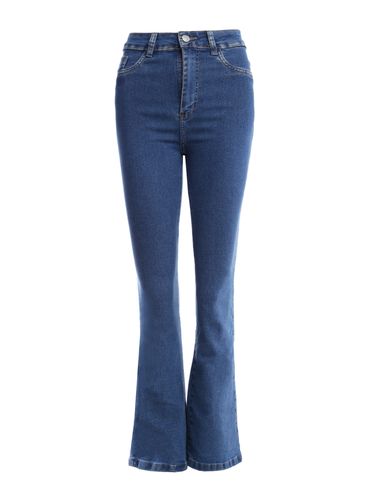Calça Jeans Flare Petit Sawary Feminina AZUL