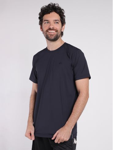 Camiseta Básica Manga Curta Masculina Preto